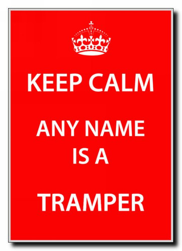 Tramper personalised keep calm - keep,