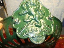 BAMFORD  LION   CAST  IRON  TRACTOR  FARM  IMPLEMENT  SEAT  ANTIQUE  COLLECTABLE