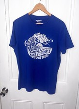 Men’s Blue Jack  Jones Mens Graphic T-Shirt Top size
