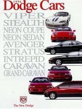 1996 DODGE CARS FULL LINE