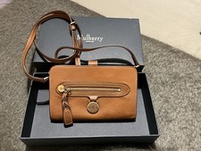 Fabulous! Rare Authentic Mulberry Somerset Pochette Oak Leather Crossbody Bag