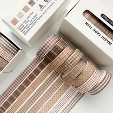 Retro Washi Tape Set 8 Rolls