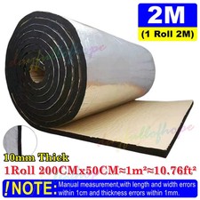 10M Insulation Foil Metal Shed 10mm Aluminium Loft Wall Floor Roof Caravan Car