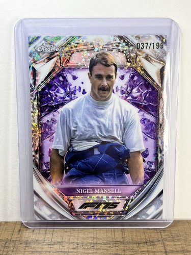 Nigel mansell 199 topps - -,