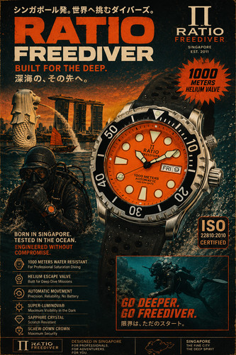 Ratio freediver automatic - freediver,