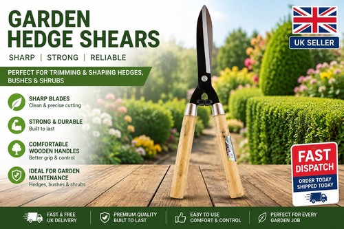 Garden hedge shears wooden - hedge,