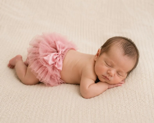 Dusky pink tutu knickers cake - dusky,