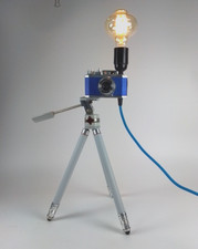 Upcycled Vintage Camera Table