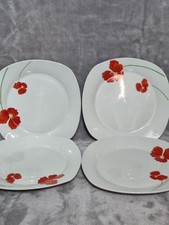 VINERS RED POPPY PORCELAIN