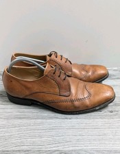 Barker Mens Brown Leather