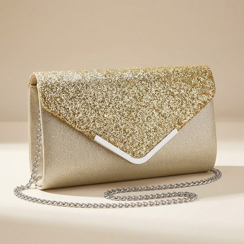 Glitter envelope clutch - envelope, bag