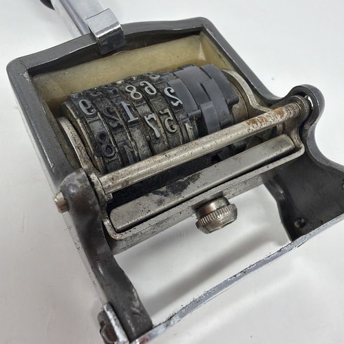 Vintage manual numbering - vintage,