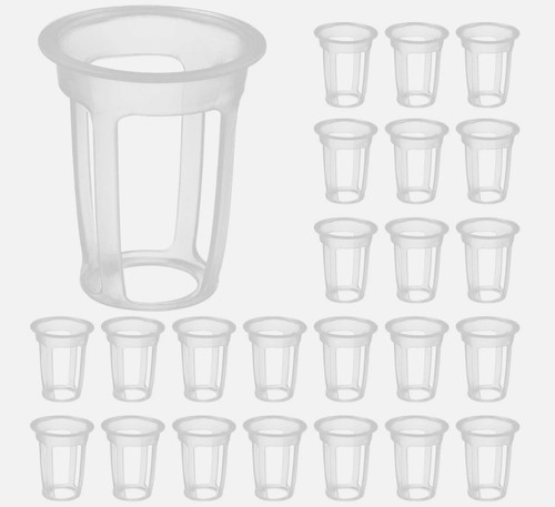 100pcs plastic net pots - 100pcs,