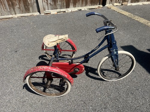 Vintage wheeled tricycle - wheeled,