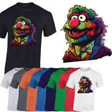 Happy Muppet Mens T-Shirt Funny Muppets Animal Womens Unisex Gift Tshirt