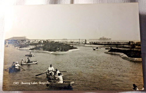 Antique 1926 picture postcard