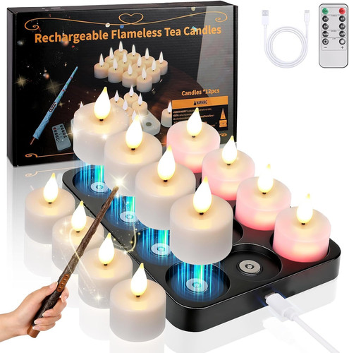 Rechargeable led candles tea - rechargeable,