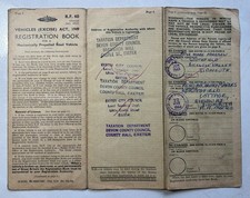 ORIGINAL LOG BOOK FOR BSA B1
