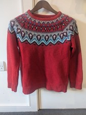 Jack Wills Knitwear Red Christmassy Jumper - Size 8