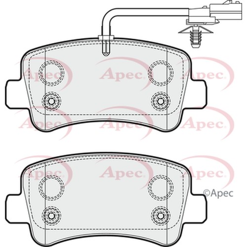 Brake pads set for nissan - set,