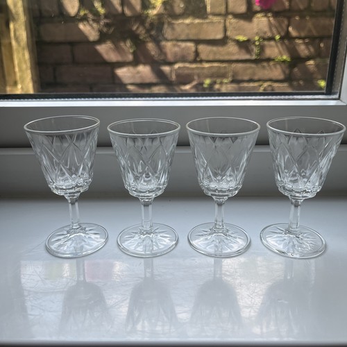 Reims sherry liquor glasses - liquor,