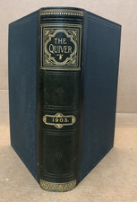 The Quiver - Bound Illustrated Magazine - Large Antique Hardback - 1903