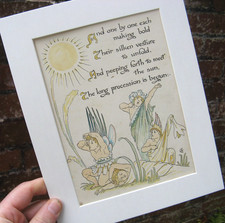 1889 Walter Crane Mounted