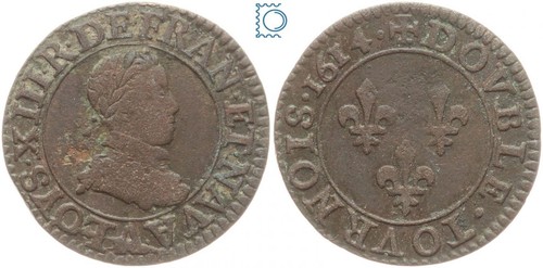 France double tournois 1614 - double,