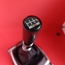 BLACK CARBON 6SP STICK SHIFT GEAR KNOB for LANCER EVO MIRAGE VR4 MIVEC RALLIART