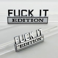 2pc F*CK IT EDITION Chrome