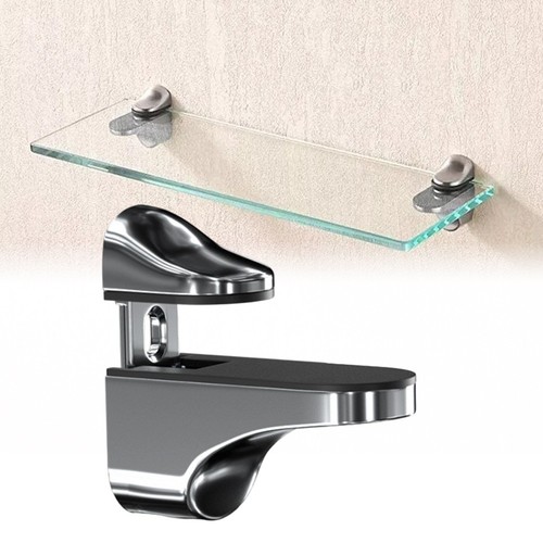 Glass shelf bracket polished - glass,