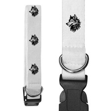 'Tribal Wolf Head' Dog Collars