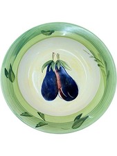 Portmeirion Home 02148 Decorative Large Salad Bowl Green Leaf Design