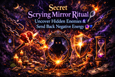 Secret scrying mirror ritual - secret,