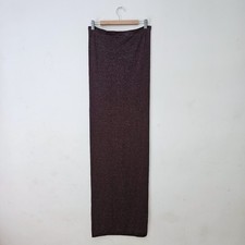 Wolford Fading Shine Versatile Dress Titanium Shine Tube Plum Size Small