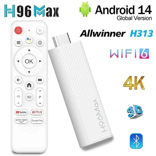 H96 max android stick 4k - max,
