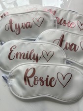 Eye masks Name Personalised sleep masks for kids adults Party Bags filler spa 