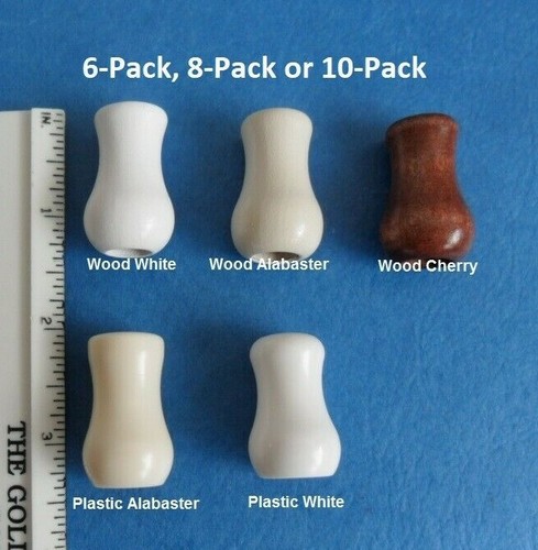 Cord wood plastic tassel drops - plastic,
