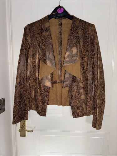 Faux leather zara waterfall - leather,