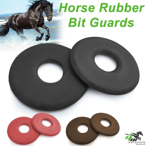 Rubber bit guards cheek rings - cheek,