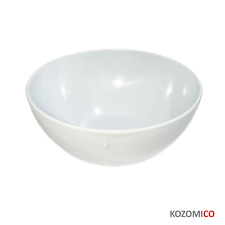 4 x Large plastic Salad Fruit Bowl 23cm Round Mixing Serving Baking stackable