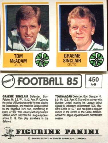 Panini football 1985 - football, 450