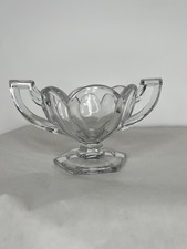 Vintage Art Deco Clear Glass