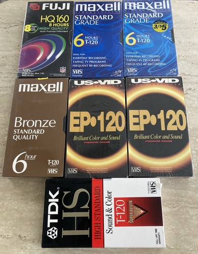 Lot new video cassette - of,