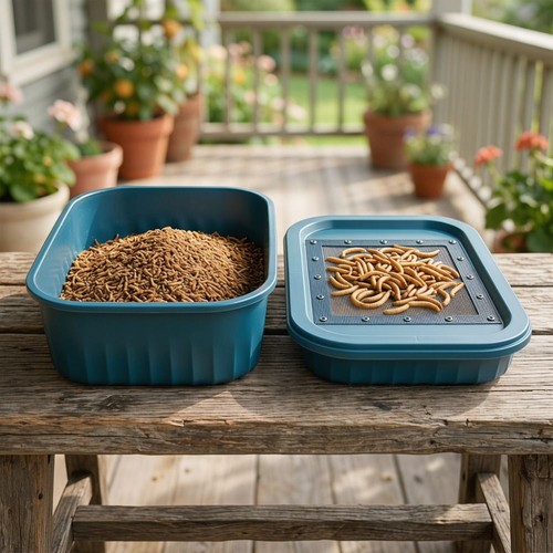 Mealworm breeding kit layer - breeding,