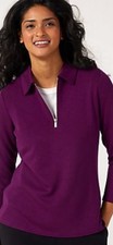RUTH LANGSFORD SIZE XS PLUM