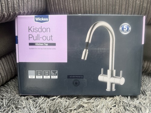 Wickes kisdon brushed nickel - kisdon,