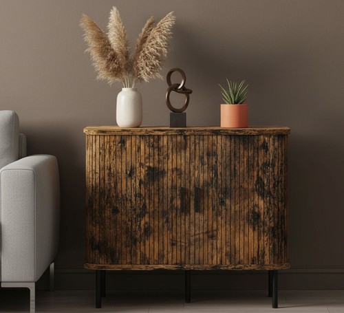 Vintage retro sideboard wooden - vintage,