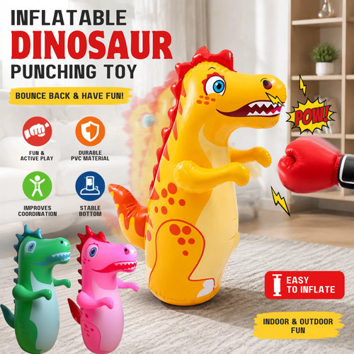Dinosaur inflatable tumbler - dinosaur,