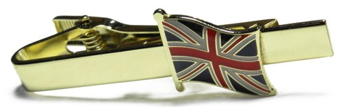 Union jack flag tie bar - tie, fix